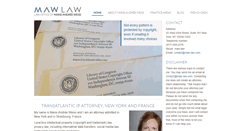 Desktop Screenshot of maw-law.com