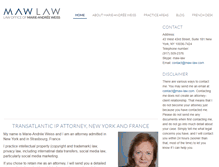 Tablet Screenshot of maw-law.com